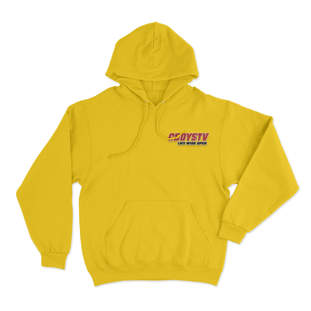 CboysTV Logo Unisex Hoodie Yellow CboysTV Logo Unisex Hoodie Yellow