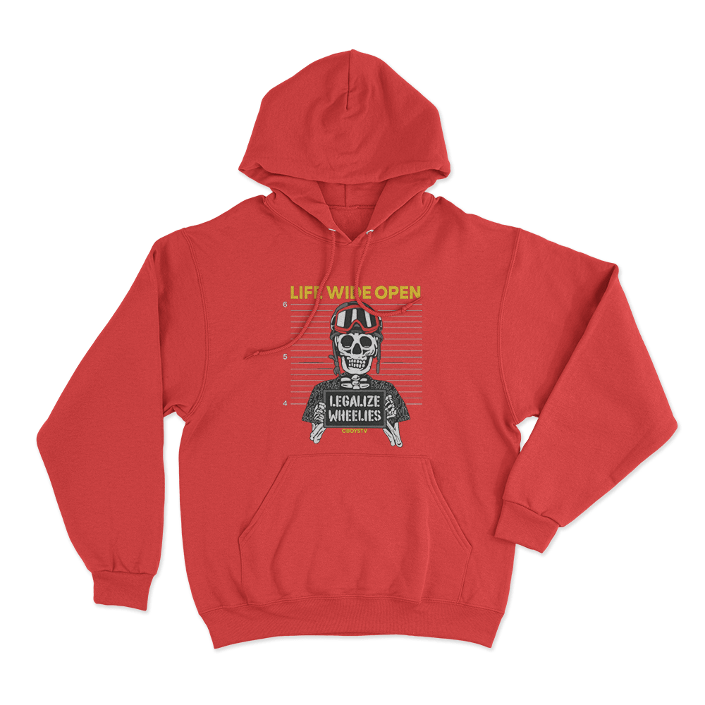 Mugshot Unisex Hoodie Red Mugshot Unisex Hoodie Red