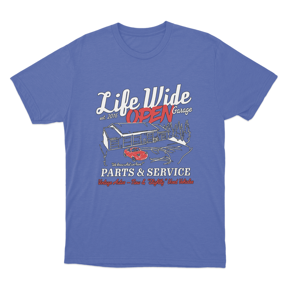 Parts and Service Unisex T Shirt Blue Parts and Service Unisex T Shirt Blue