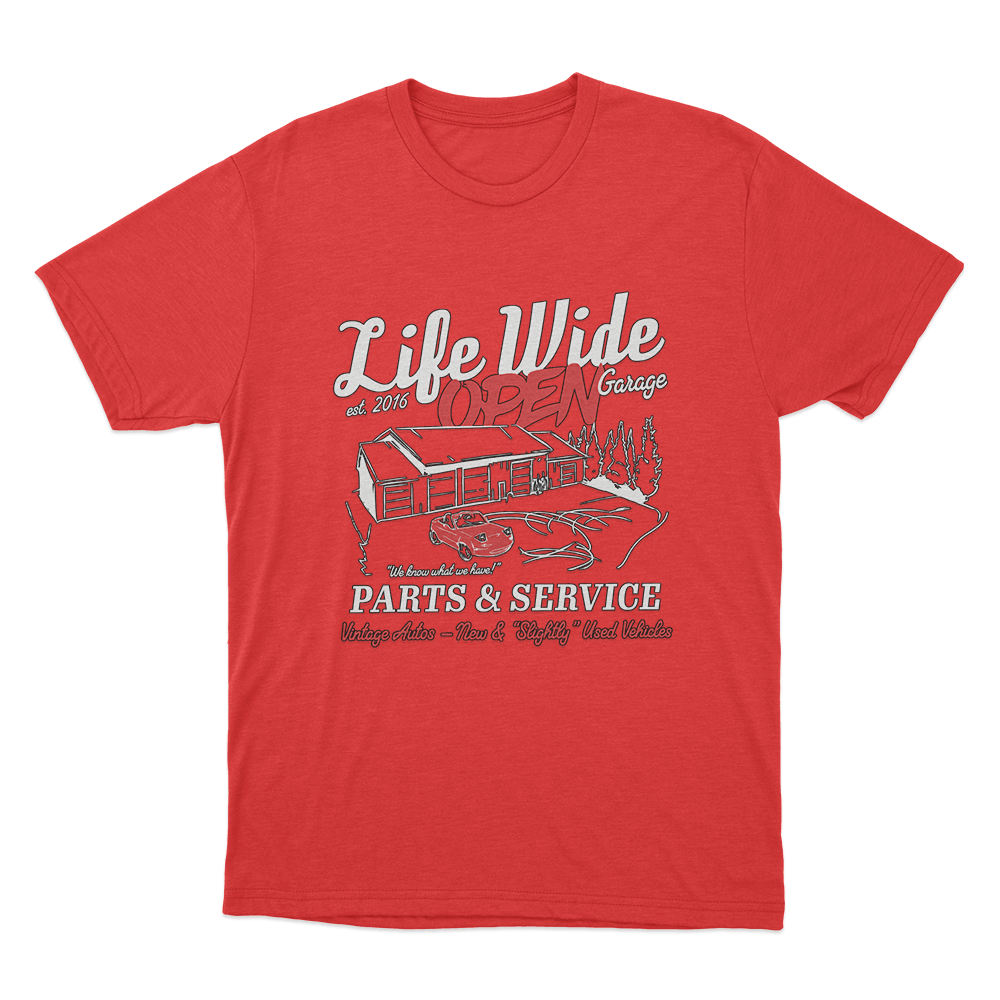 Parts and Service Unisex T Shirt Red Parts and Service Unisex T Shirt Red