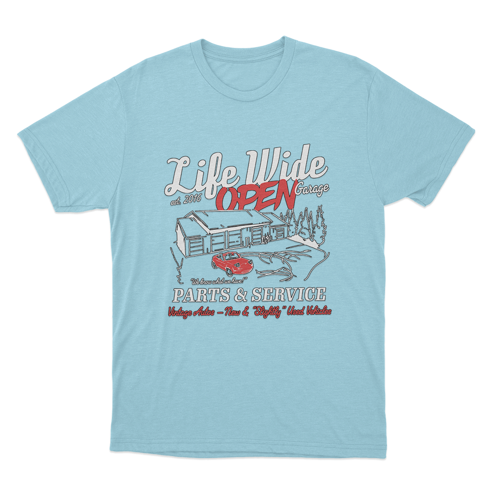 Parts and Service Unisex T Shirt Sky Blue Parts and Service Unisex T Shirt Sky Blue