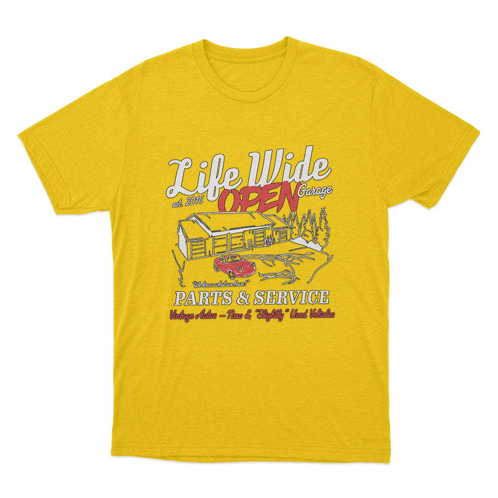 Parts and Service Unisex T Shirt Yellow Parts and Service Unisex T Shirt Yellow