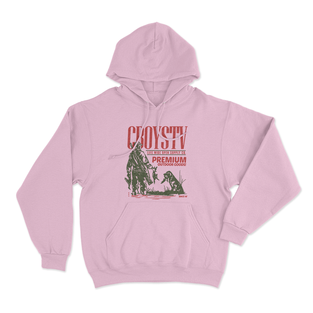 Premium Outdoors Unisex Hoodie Pink Premium Outdoors Unisex Hoodie Pink