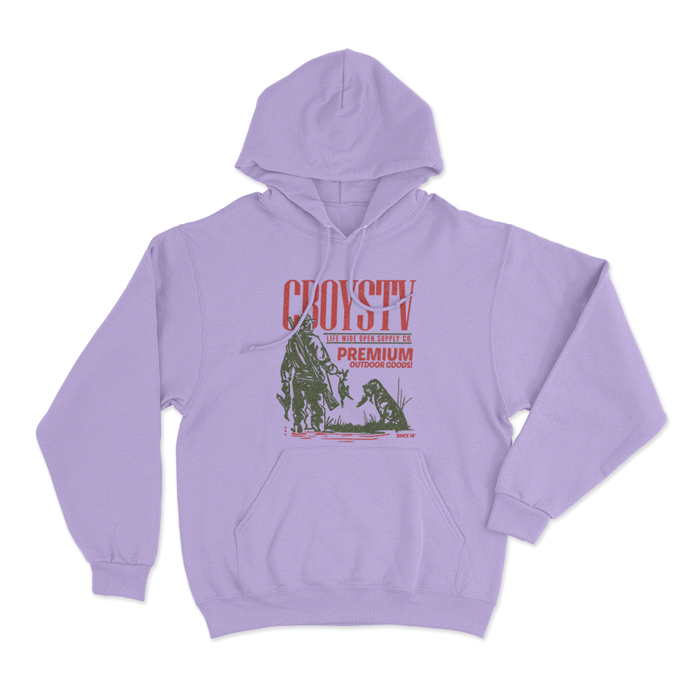 Premium Outdoors Unisex Hoodie Purple Premium Outdoors Unisex Hoodie Purple