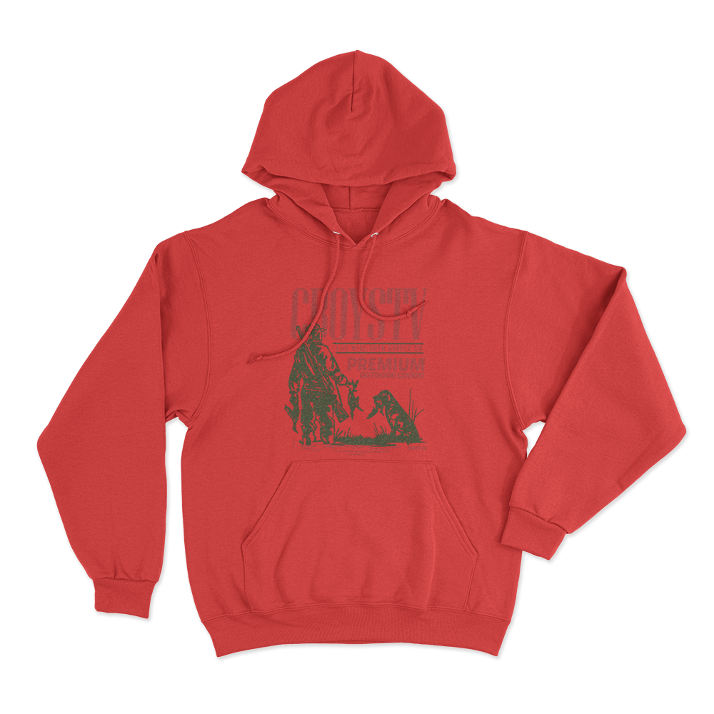 Premium Outdoors Unisex Hoodie Red Premium Outdoors Unisex Hoodie Red