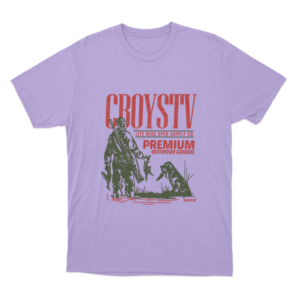 Premium Outdoors Unisex T Shirt Purple Premium Outdoors Unisex T Shirt Purple